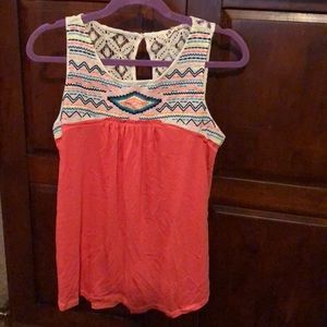 NWT- Jolt bright pink tank top